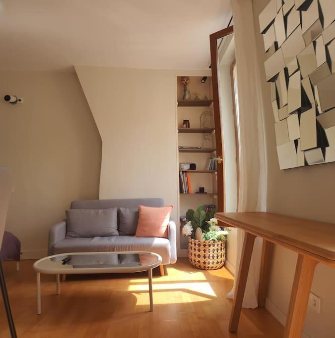 Studio Calme Et Ensoleille Entierement Renove Paris Exterior photo